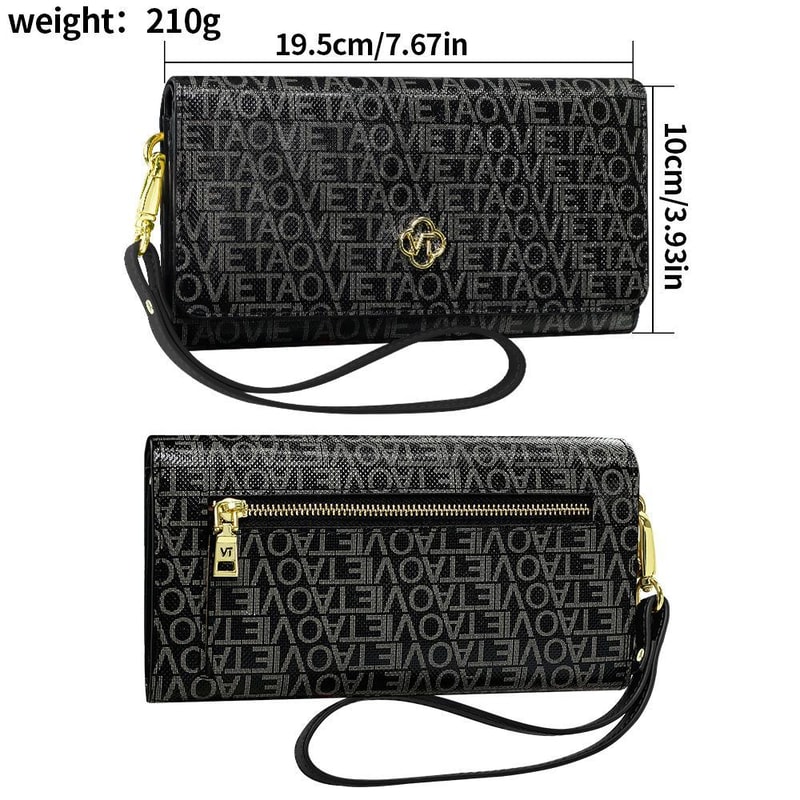 Premium Multifunctional Leather Phone Bag With Lanyard Wrist Strap 10