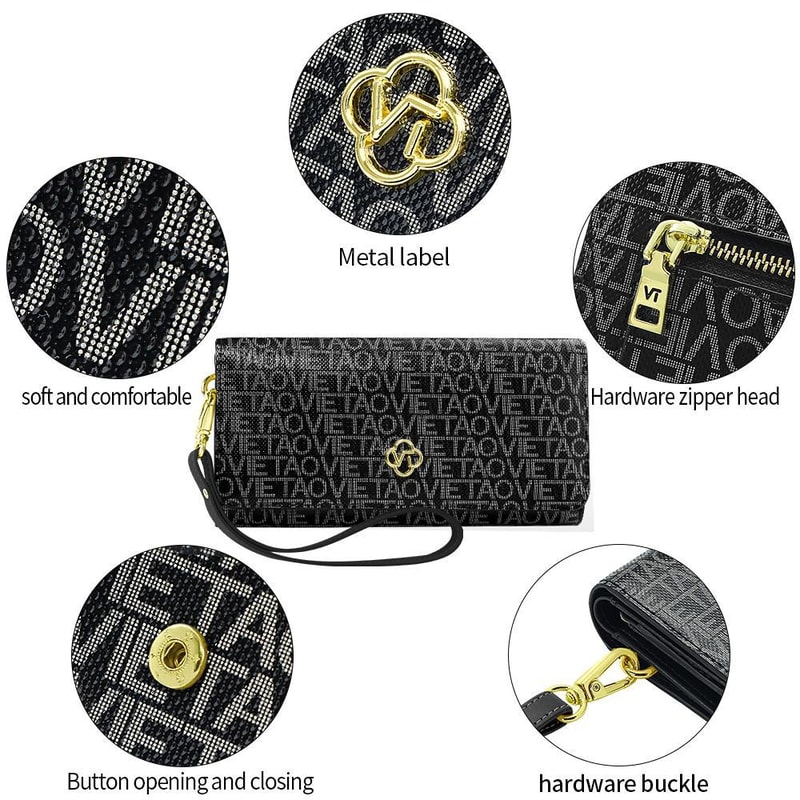 Premium Multifunctional Leather Phone Bag With Lanyard Wrist Strap 5