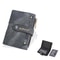 Slim Women Small Wallet With Detachable Card Holder Zippered Coin Pouch 0