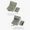 Slim Women Small Wallet With Detachable Card Holder Zippered Coin Pouch 3