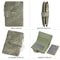 Slim Women Small Wallet With Detachable Card Holder Zippered Coin Pouch 4