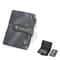 Slim Women Small Wallet With Detachable Card Holder Zippered Coin Pouch 8