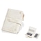 Slim Women Small Wallet with Detachable Card Holder & Zippered Coin Pouch