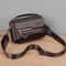 Men Waterproof PU Leather Messenger Bag Large Capacity Commuting Shoulder Bag 0