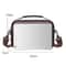 Men Waterproof PU Leather Messenger Bag Large Capacity Commuting Shoulder Bag 8