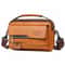 Men Waterproof PU Leather Messenger Bag Large Capacity Commuting Shoulder Bag 10