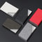 Premium Stainless Steel & Leather Business Card Holder Case