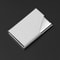 Premium Stainless Steel & Leather Business Card Holder Case