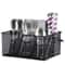 Premium Iron Cutlery & Utensil Organizer Drying Rack with Handles