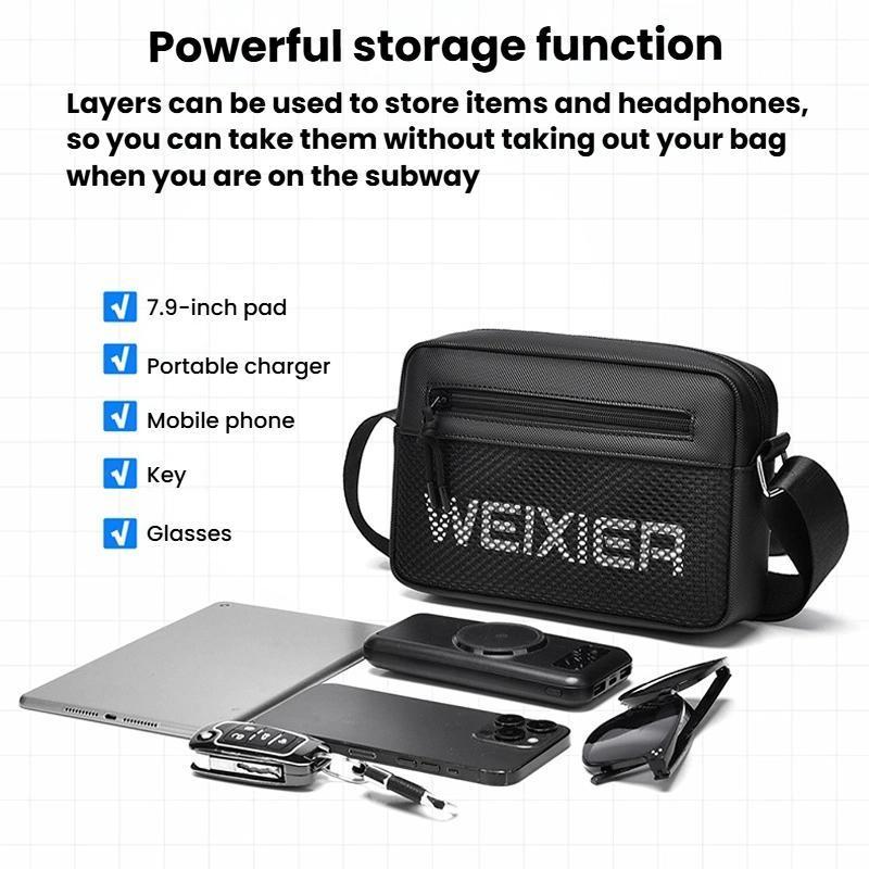 Men Large Capacity Portable Crossbody Shoulder Bag