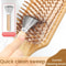 Stainless Steel Comb Cleaning Brush Set, Deep Hair Removal Tool for Cushioned & Grooming Brushes