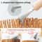 Stainless Steel Comb Cleaning Brush Set, Deep Hair Removal Tool for Cushioned & Grooming Brushes