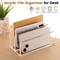 Clear Acrylic Desk File Organizer Desktop Storage Rack 1