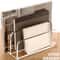 Clear Acrylic Desk File Organizer Desktop Storage Rack 2