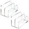 Clear Acrylic Desk File Organizer Desktop Storage Rack 6