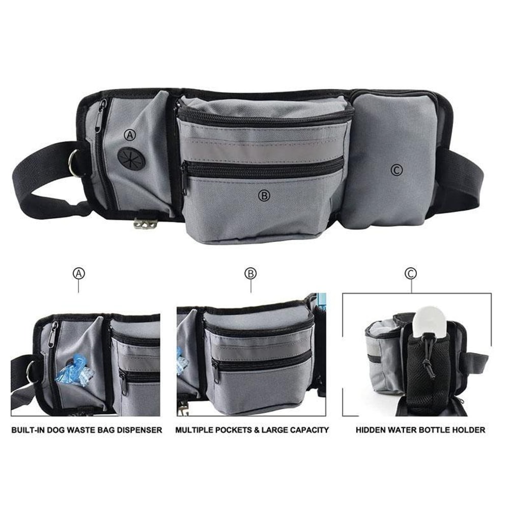 Premium Dog Training Waist Pack With Multi Pocket Storage 2