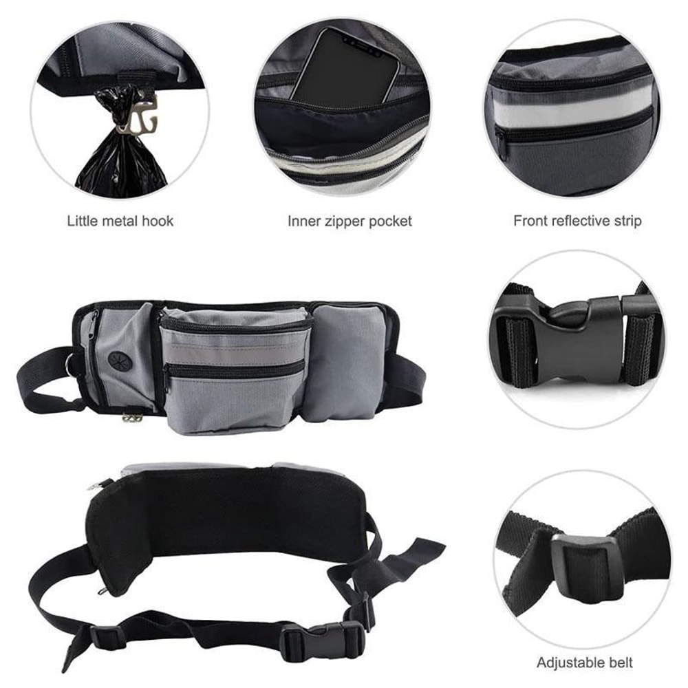 Premium Dog Training Waist Pack With Multi Pocket Storage 3
