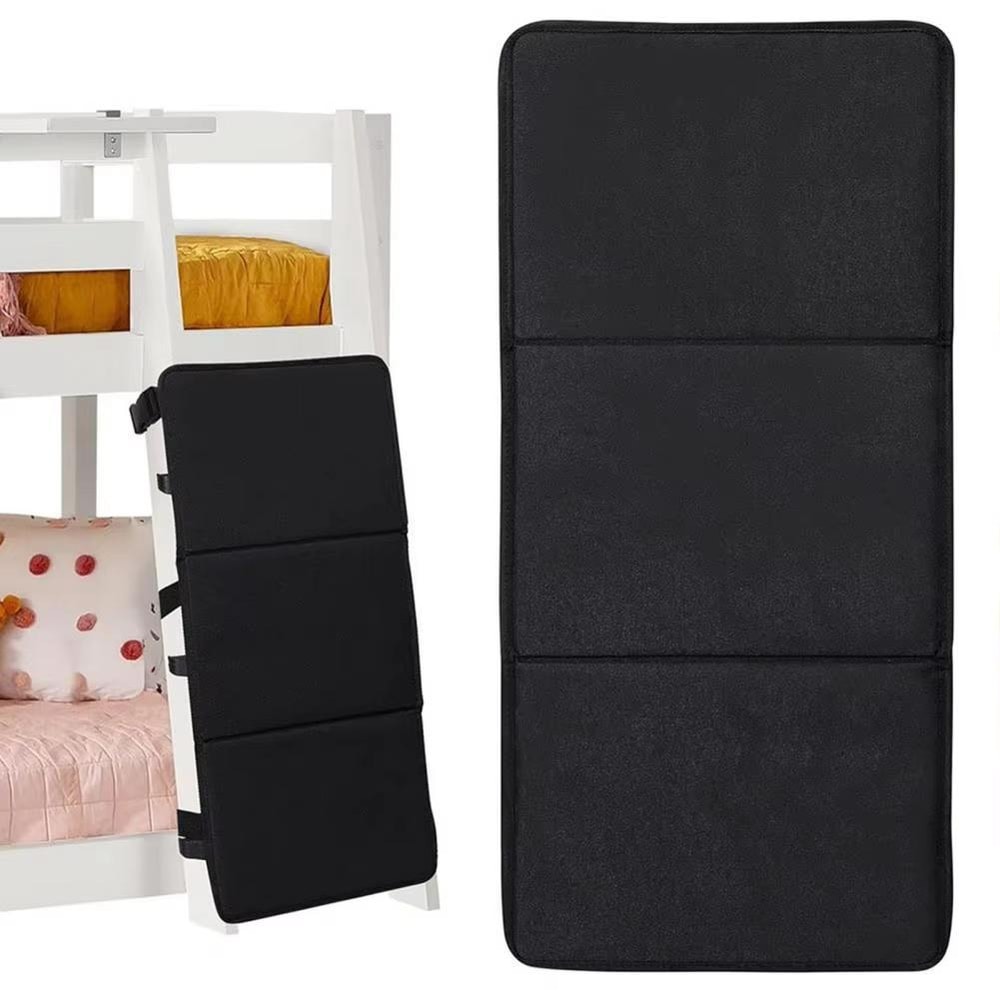Adjustable Children Bunk Bed Ladder Safety Guard Protector with Locking Plate