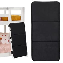 adjustable children bunk bed ladder safety guard protector with locking plate