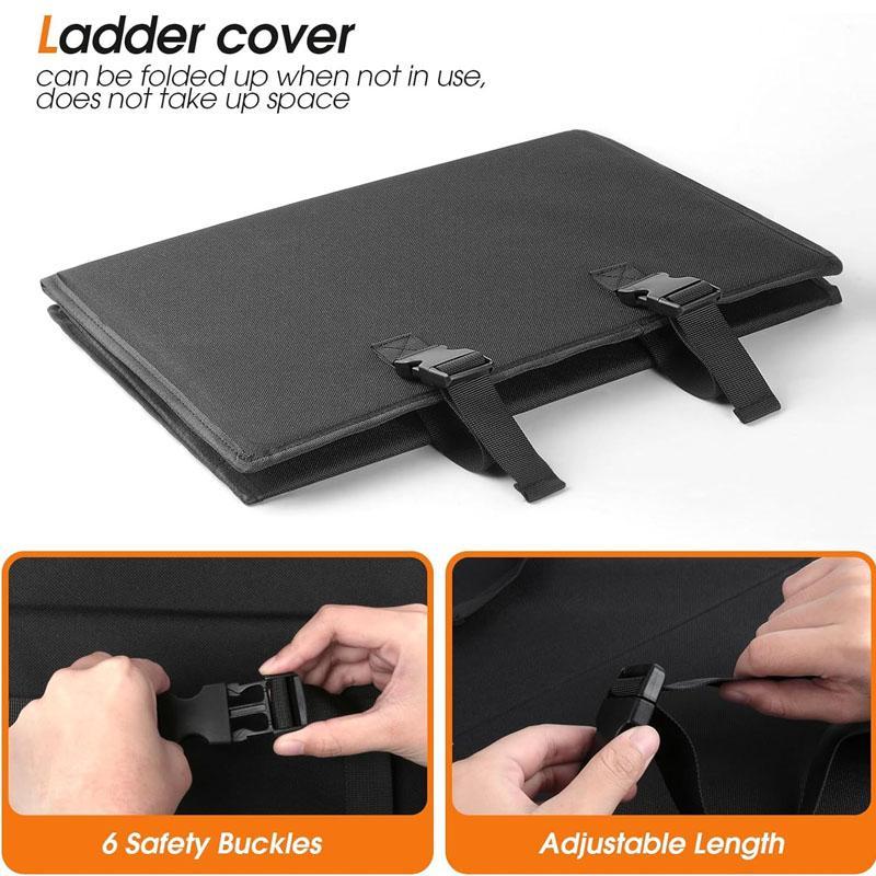 Adjustable Children Bunk Bed Ladder Safety Guard Protector with Locking Plate