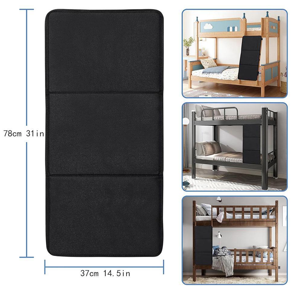 Adjustable Children Bunk Bed Ladder Safety Guard Protector with Locking Plate