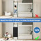 Adjustable Children Bunk Bed Ladder Safety Guard Protector with Locking Plate