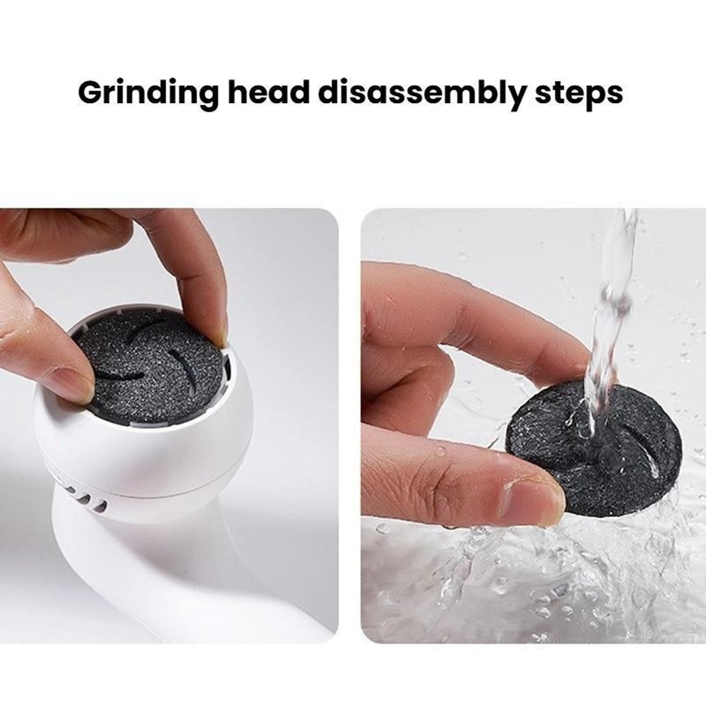 Ceramic Foot Care Grinder Replacement Heads, 3PCS Pedicure Roller Set for Smooth Skin
