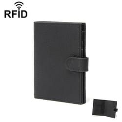 premium slim leather rfid passport holder travel wallet
