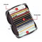Premium Leather RFID Accordion Card Holder Wallet Anti Magnetic Credit Card Sleeve Organizer 4