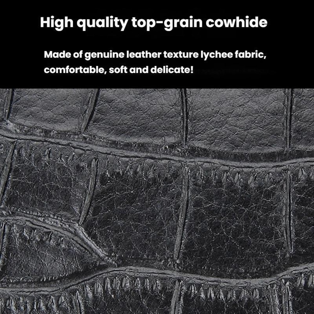 Premium Leather RFID Accordion Card Holder Wallet Anti Magnetic Credit Card Sleeve Organizer 8