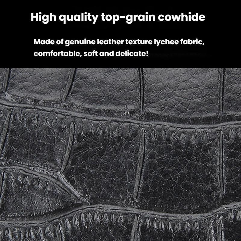 Premium Leather RFID Accordion Card Holder Wallet Anti Magnetic Credit Card Sleeve Organizer 8