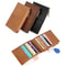 Premium Leather RFID Wallet Ultra Thin Anti Theft Zipper Foldable Card Organizer 1