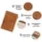 Premium Leather RFID Wallet Ultra Thin Anti Theft Zipper Foldable Card Organizer 2