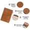 Premium Leather RFID Wallet Ultra Thin Anti Theft Zipper Foldable Card Organizer 2