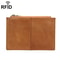 Premium Leather RFID Wallet Ultra Thin Anti Theft Zipper Foldable Card Organizer 8