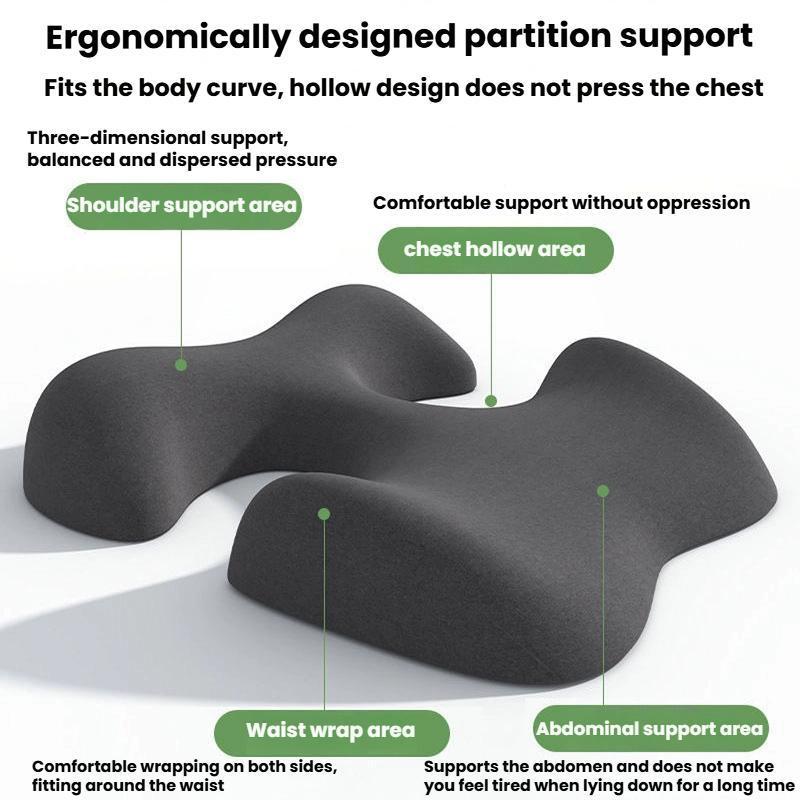 Memory Foam Support Pillow Set For Bed Relaxation 2