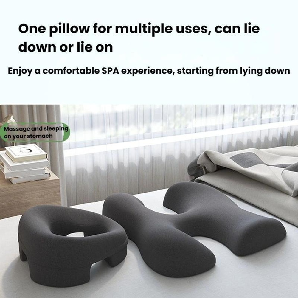 Memory Foam Support Pillow Set For Bed Relaxation 5