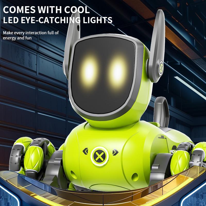8 Wheel RC Remote Control Robot Dog Toy for Kids & Stunts