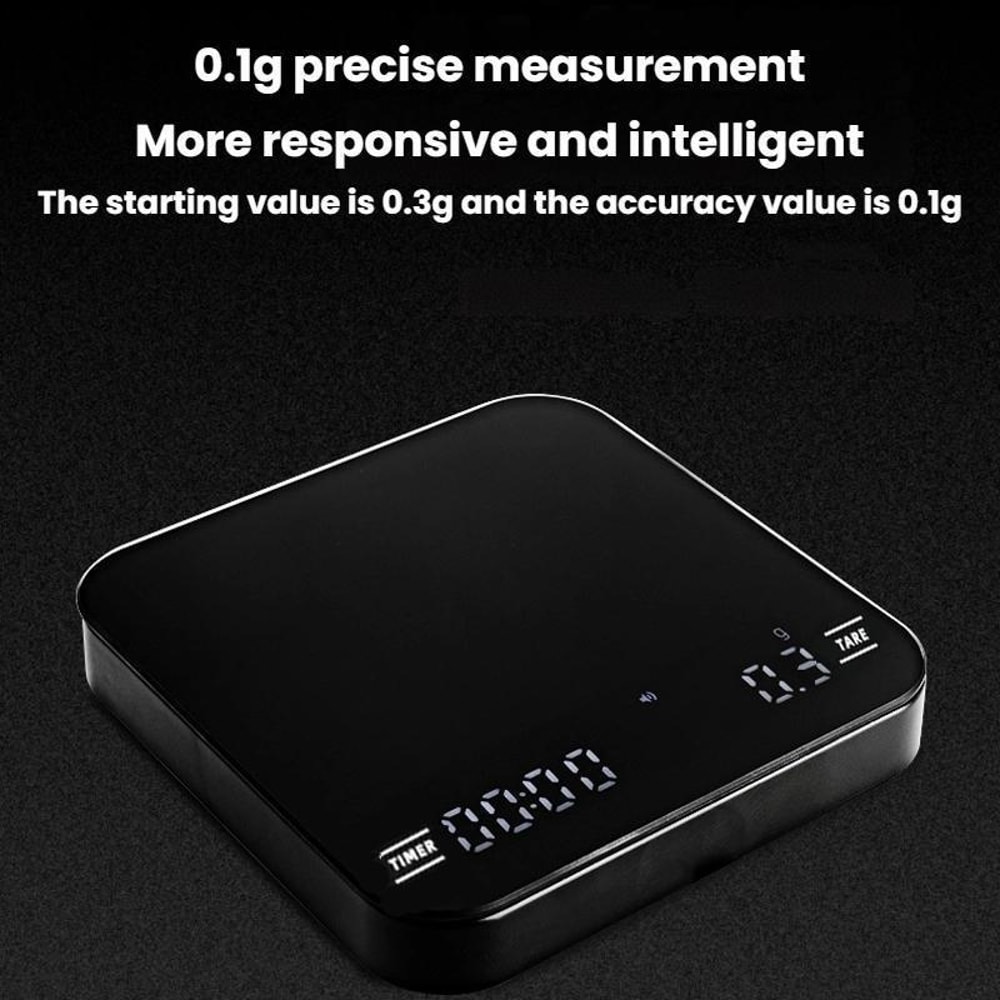 Smart Precision Coffee & Kitchen Scale with Timer, Compact Pour Over Coffee Scale