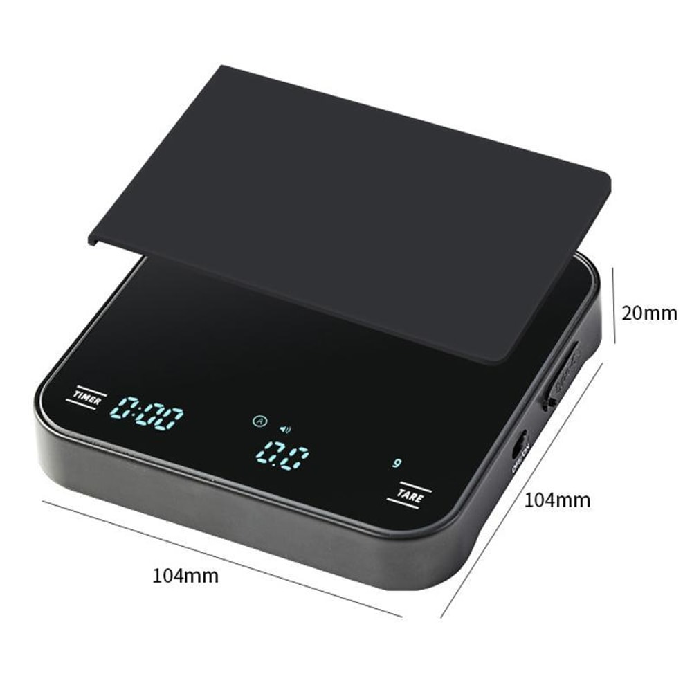 Smart Precision Coffee & Kitchen Scale with Timer, Compact Pour Over Coffee Scale