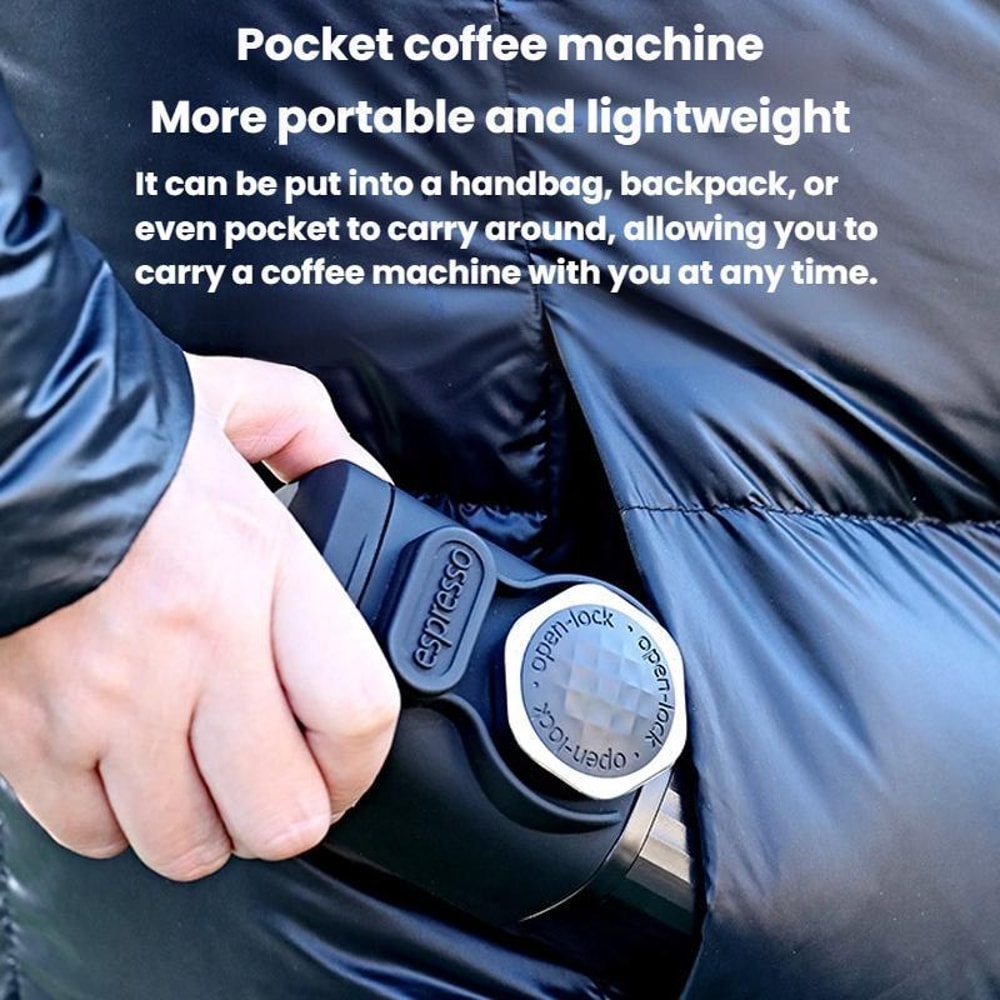 Premium Portable Manual Travel Coffee Maker Hand Pressed Press Coffee Machine 3