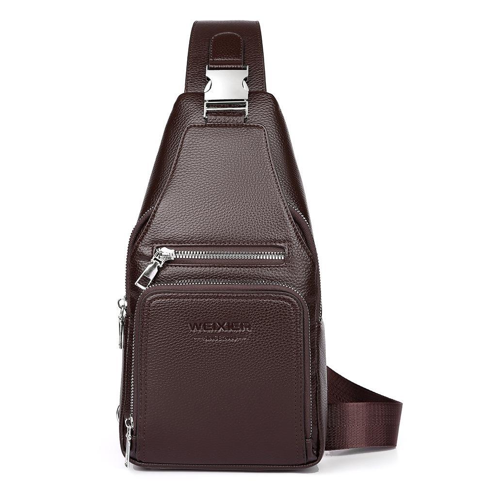 Vintage Outdoor Men Multifunctional Men Crossbody Bag Chest Pack 9
