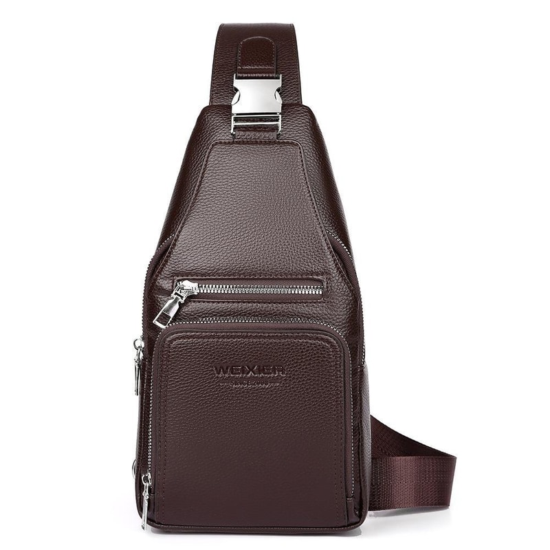 Vintage Outdoor Men Multifunctional Men Crossbody Bag Chest Pack 9