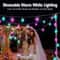 WiFi App Controlled Waterproof RGBIC Outdoor Smart String Lights 12M 20 Bulb