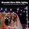 WiFi App Controlled Waterproof RGBIC Outdoor Smart String Lights 12M 20 Bulb