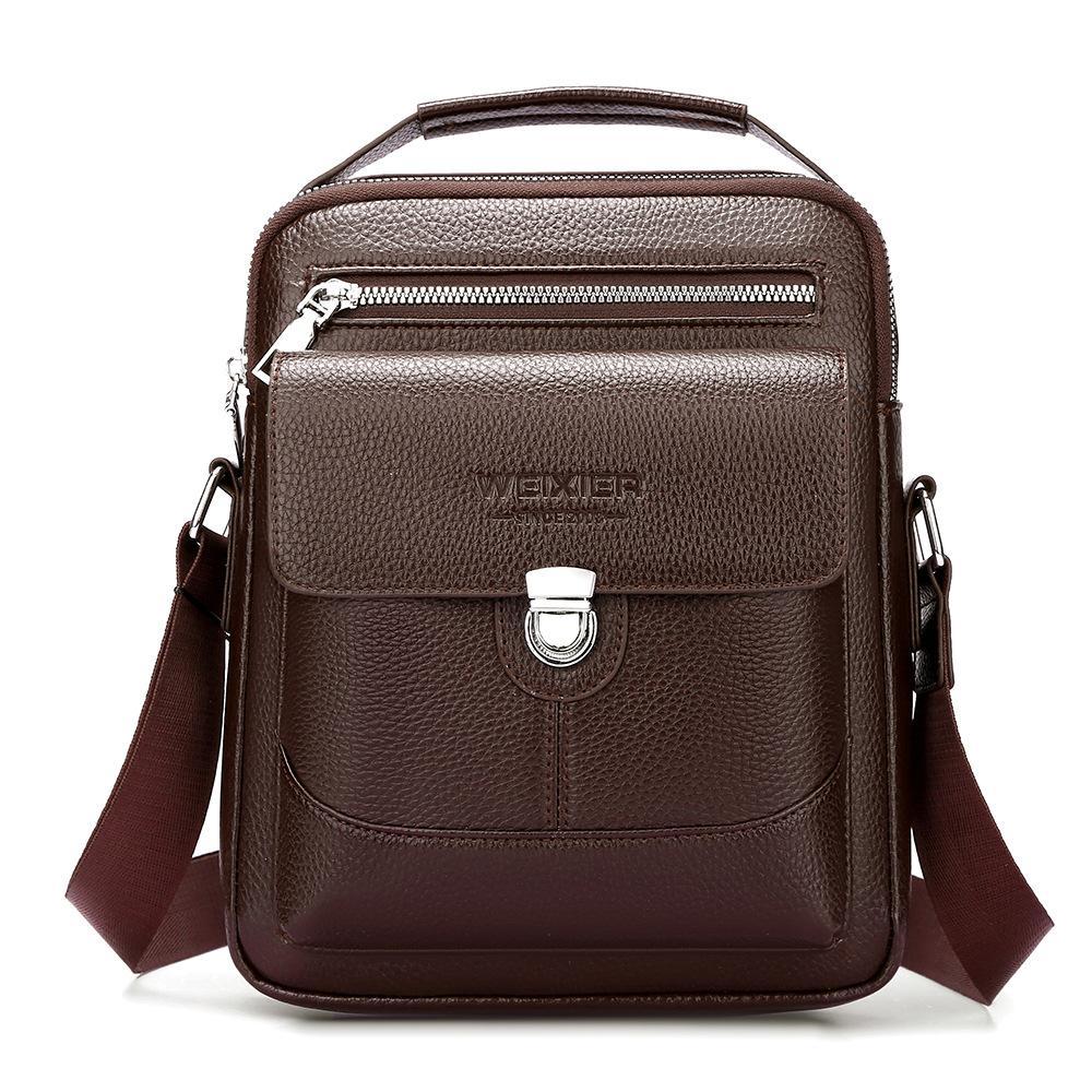 Men Large Waterproof Business Crossbody Messenger Bag 7