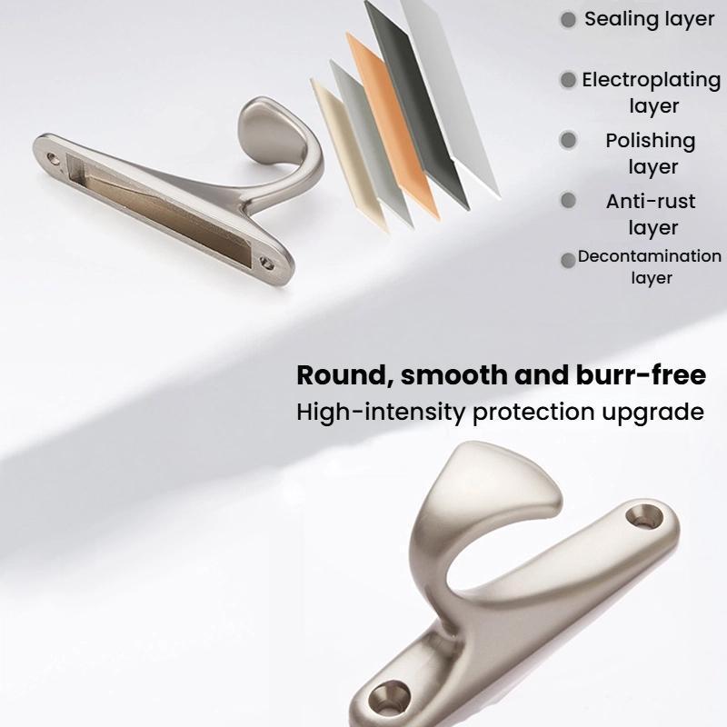 Minimalist Cabinet Door Handles Set, Durable Straight Grain Drawer Pulls