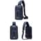 Oxford Crossbody Bag With USB Water Bottle Holder
