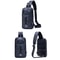 Oxford Crossbody Bag With USB Water Bottle Holder