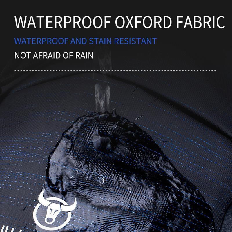 Oxford Crossbody Bag With USB Water Bottle Holder